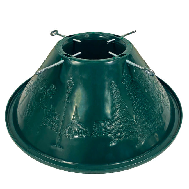 Emsco Quick Stand Poly Resin Tree Stand, Green, 19.5" dia.