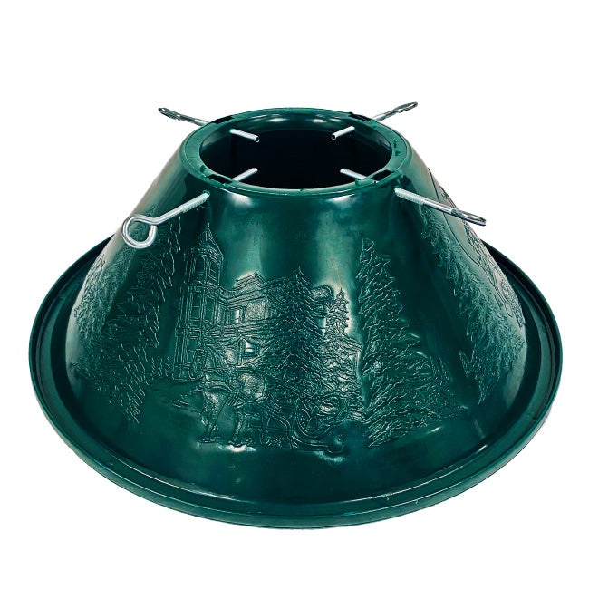 Emsco Quick Stand Poly Resin Tree Stand, Green, 19.5" dia.