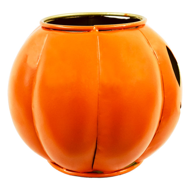 4 Seasonal Trends Metal Jack-O-Lantern Luminaries, 2 Pack