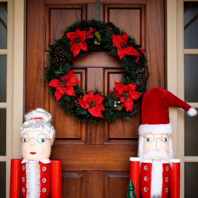 GIANT Nutcracker Mr. & Mrs. Claus Set by Prime Retreat