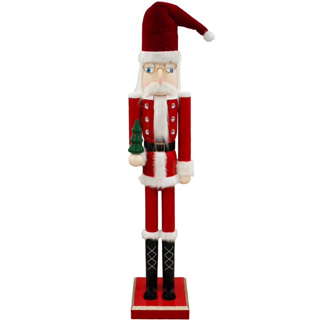 GIANT Nutcracker Mr. Claus Statue by Prime Retreat