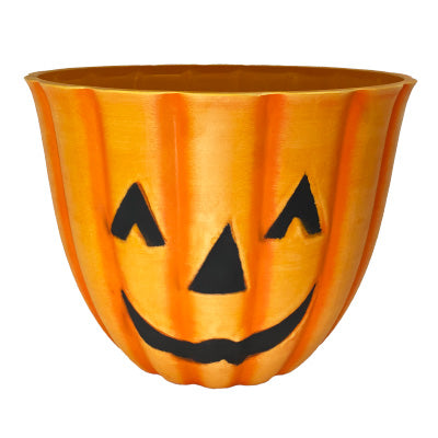 Urban Gardener Jack-O-Lantern Fiber Clay Pot Set