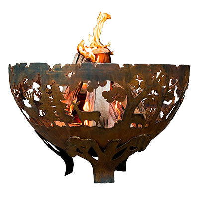 Esschert Design Steel Wildlife Fire Bowl, Large, 23.5" dia.