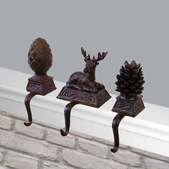 Esschert Design Cast Iron Stocking Hanger Assortment