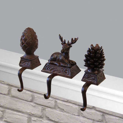 Esschert Design Cast Iron Stocking Hanger Assortment