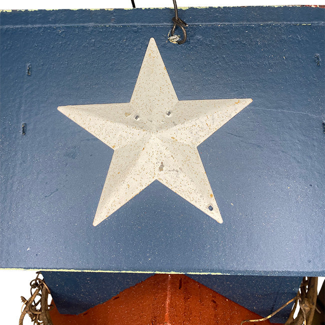 Bird in Hand Old Glory Patriotic Condo Bird House