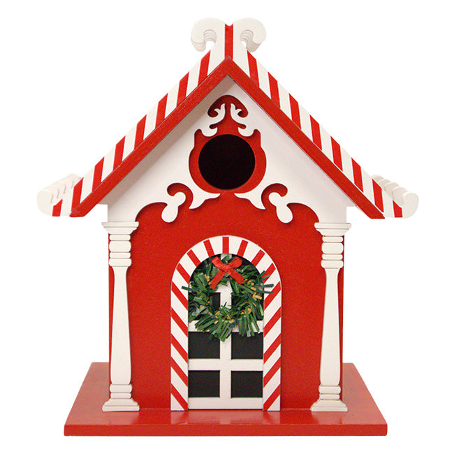 Home Bazaar Candy Cane Bird House