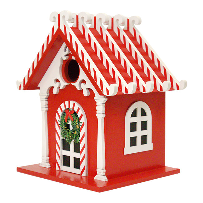 Home Bazaar Candy Cane Bird House