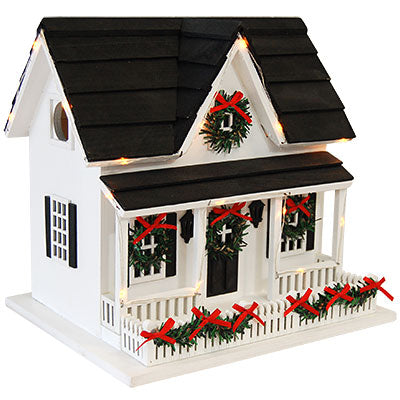 Home Bazaar Holiday Bird House and Candy Cottage Kit