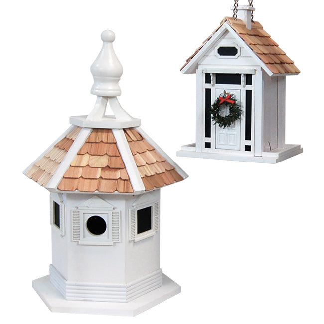 Home Bazaar Enchantment House and Cottage Feeder, White