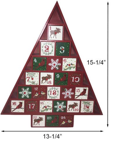 Home Bazaar Rustic Woodlands Advent Calendar