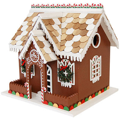 Home Bazaar Holiday Bird House and Candy Cottage Kit