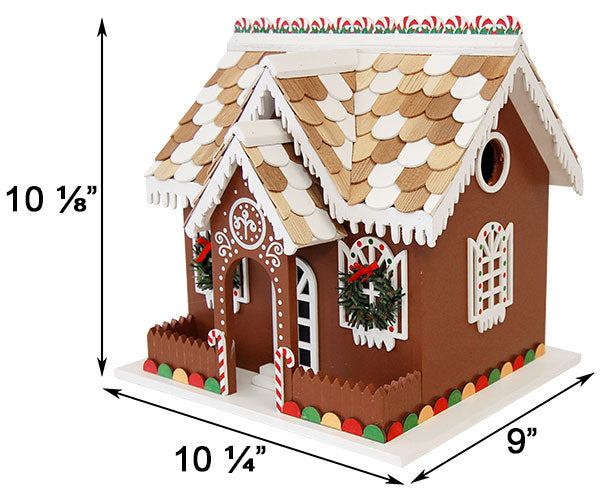 Home Bazaar Holiday Bird House and Candy Cottage Kit