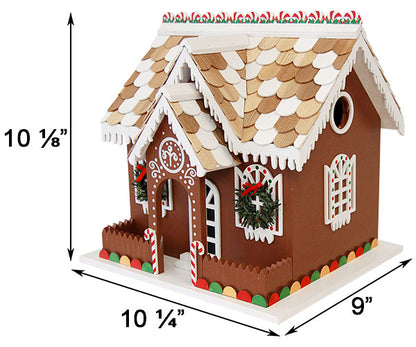 Home Bazaar Holiday Bird House and Candy Cottage Kit