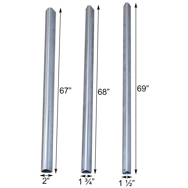 Triangular Telescoping Pole & Light Adapter by Prime Retreat