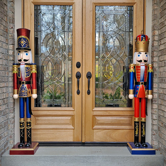 GIANT Nutcracker King & Soldier Set by Prime Retreat