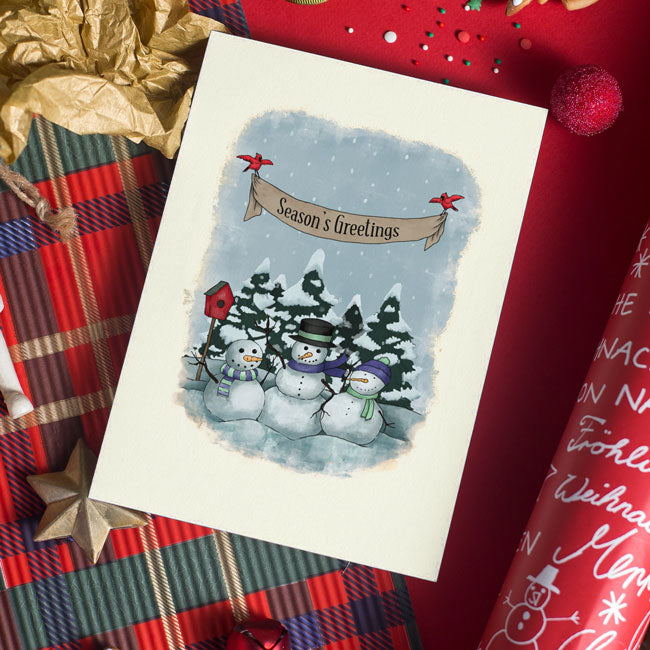 "Season's Greetings" Greeting Card by Prime Retreat