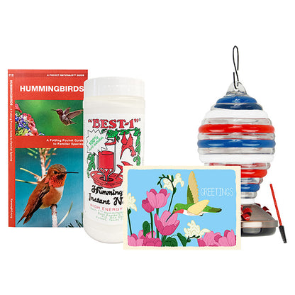 Classic Hummingbird Feeding Package by Prime Retreat