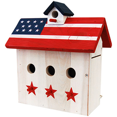 Woodlink Patriotic Butterfly and Wren House Package