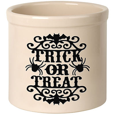 Whitehall Trick or Treat Halloween Stoneware Crock