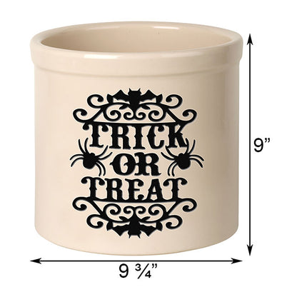 Whitehall Trick or Treat Halloween Stoneware Crock